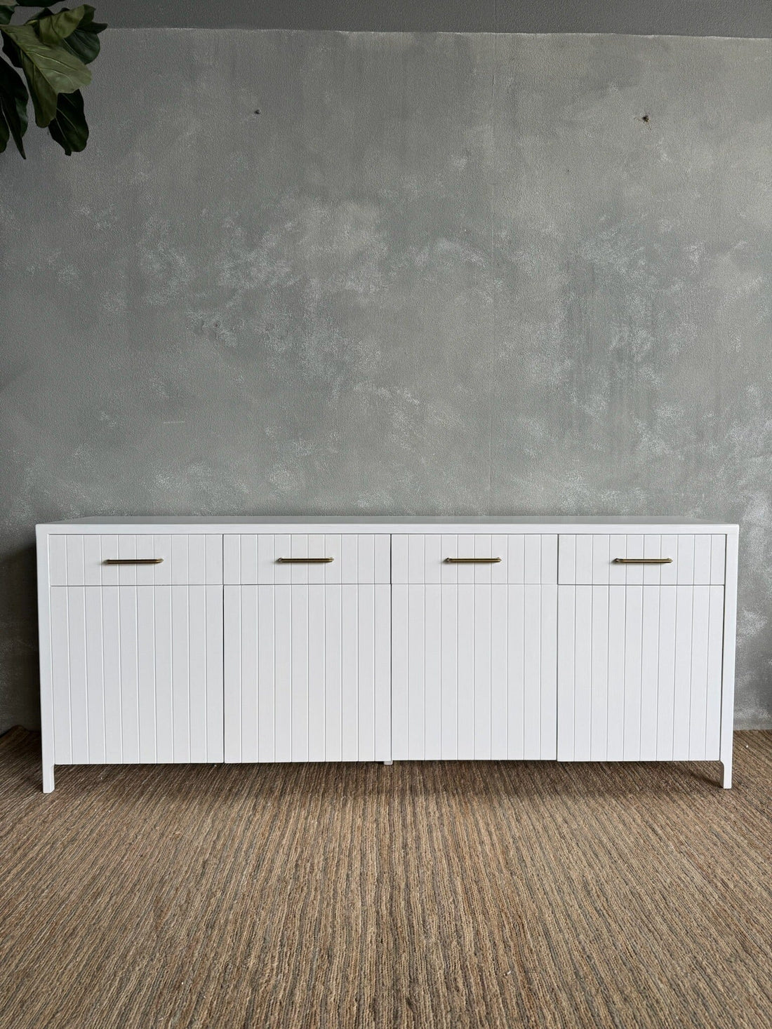 Rhodes Sideboard L2200mm - White Living Furniture Beachwood Designs 