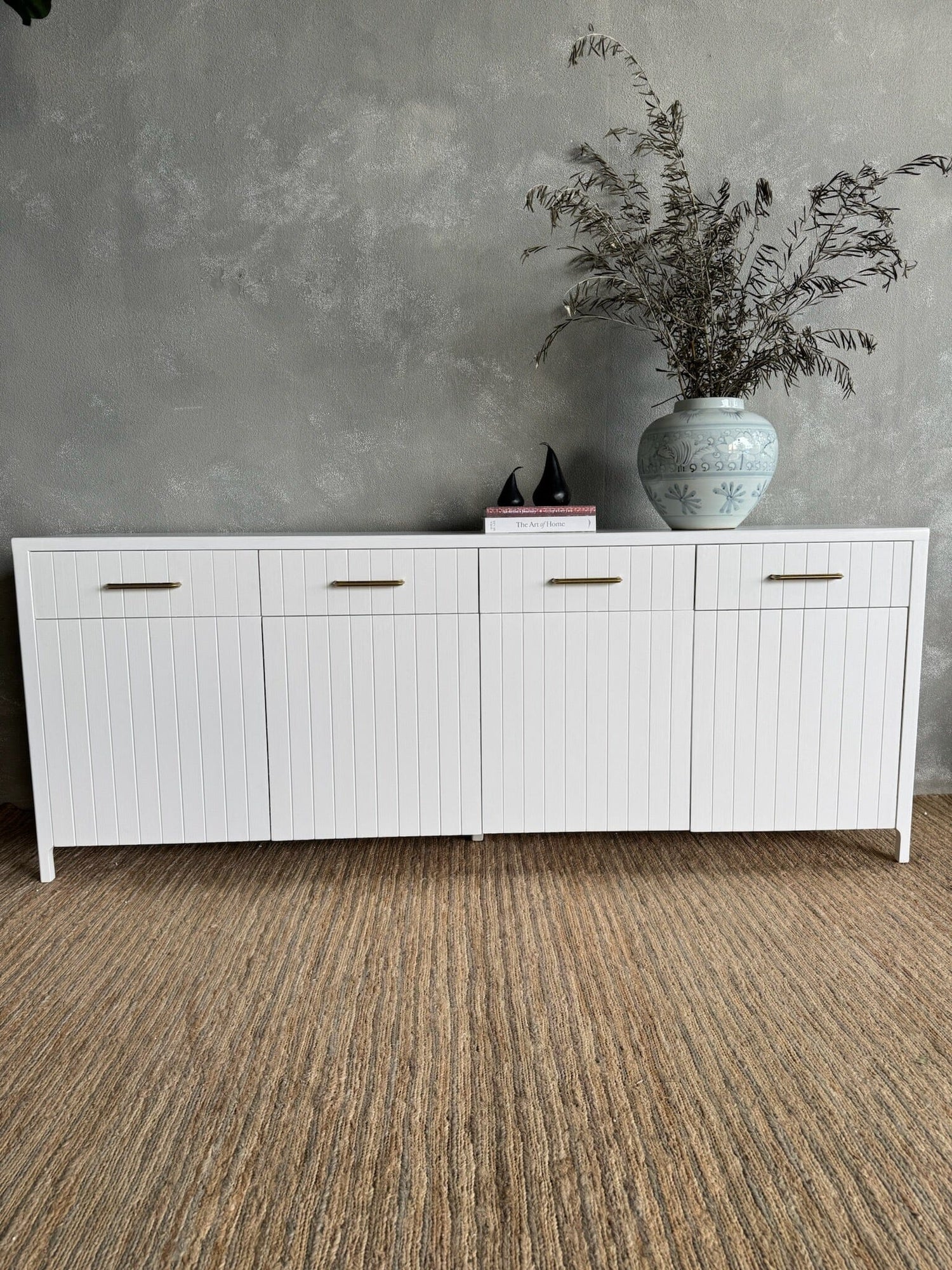 Rhodes Sideboard L2200mm - White Living Furniture Beachwood Designs 