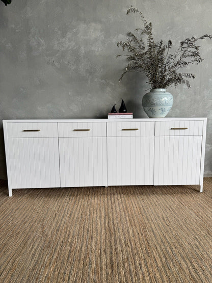 Rhodes Sideboard L2200mm - White Living Furniture Beachwood Designs 