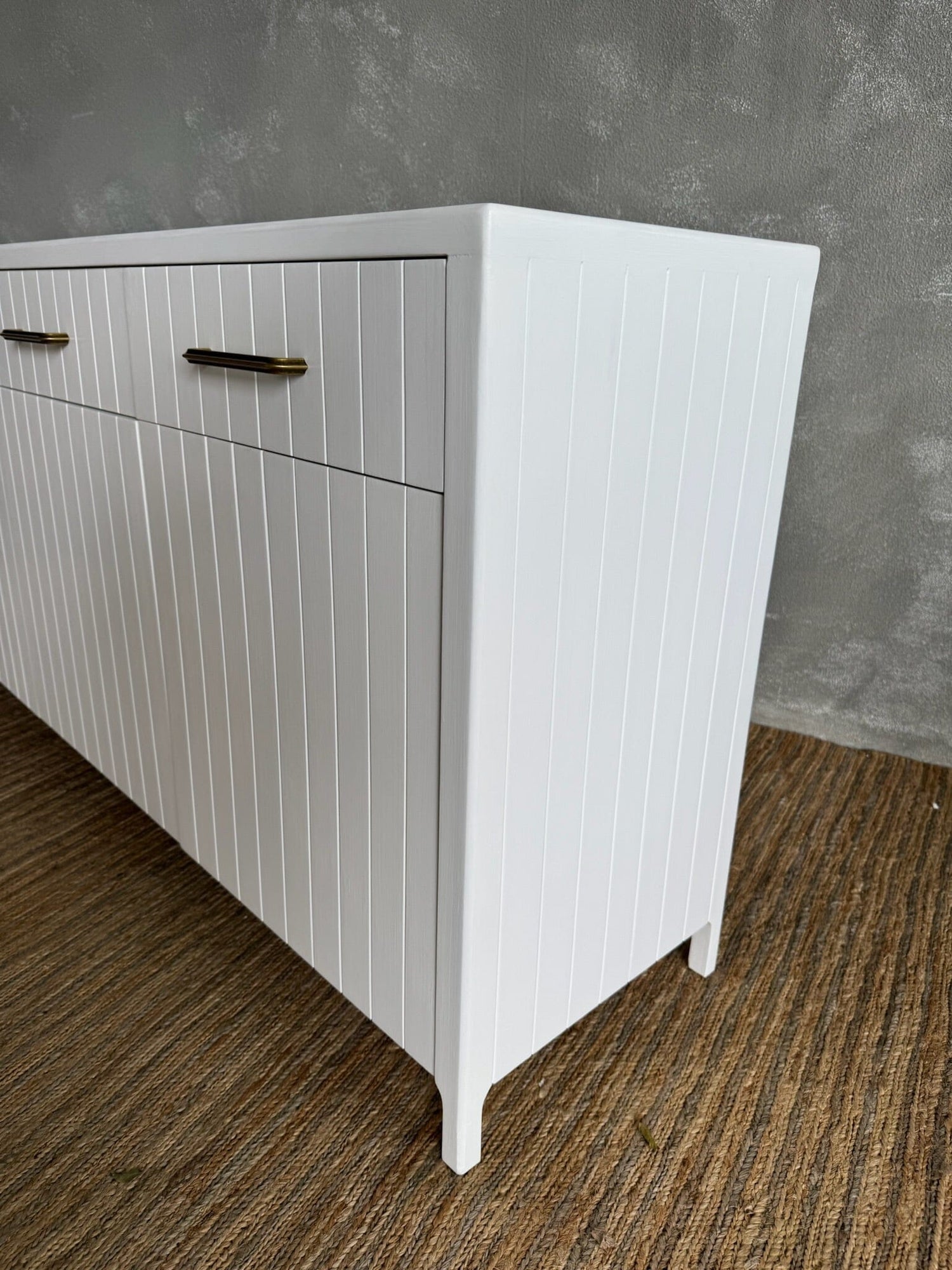 Rhodes Sideboard L2200mm - White Living Furniture Beachwood Designs 