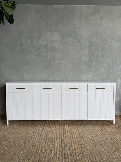 Rhodes Sideboard L2200mm - White Living Furniture Beachwood Designs 