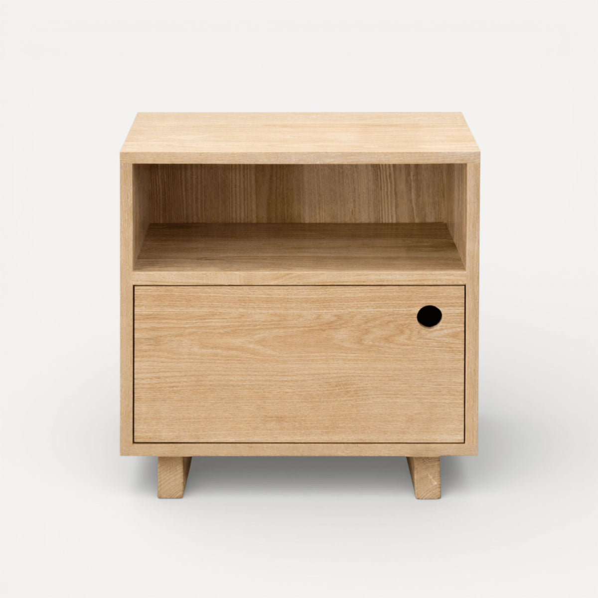 Romo Bedside L550mm Bedroom Furniture Beachwood Designs Limed Ash