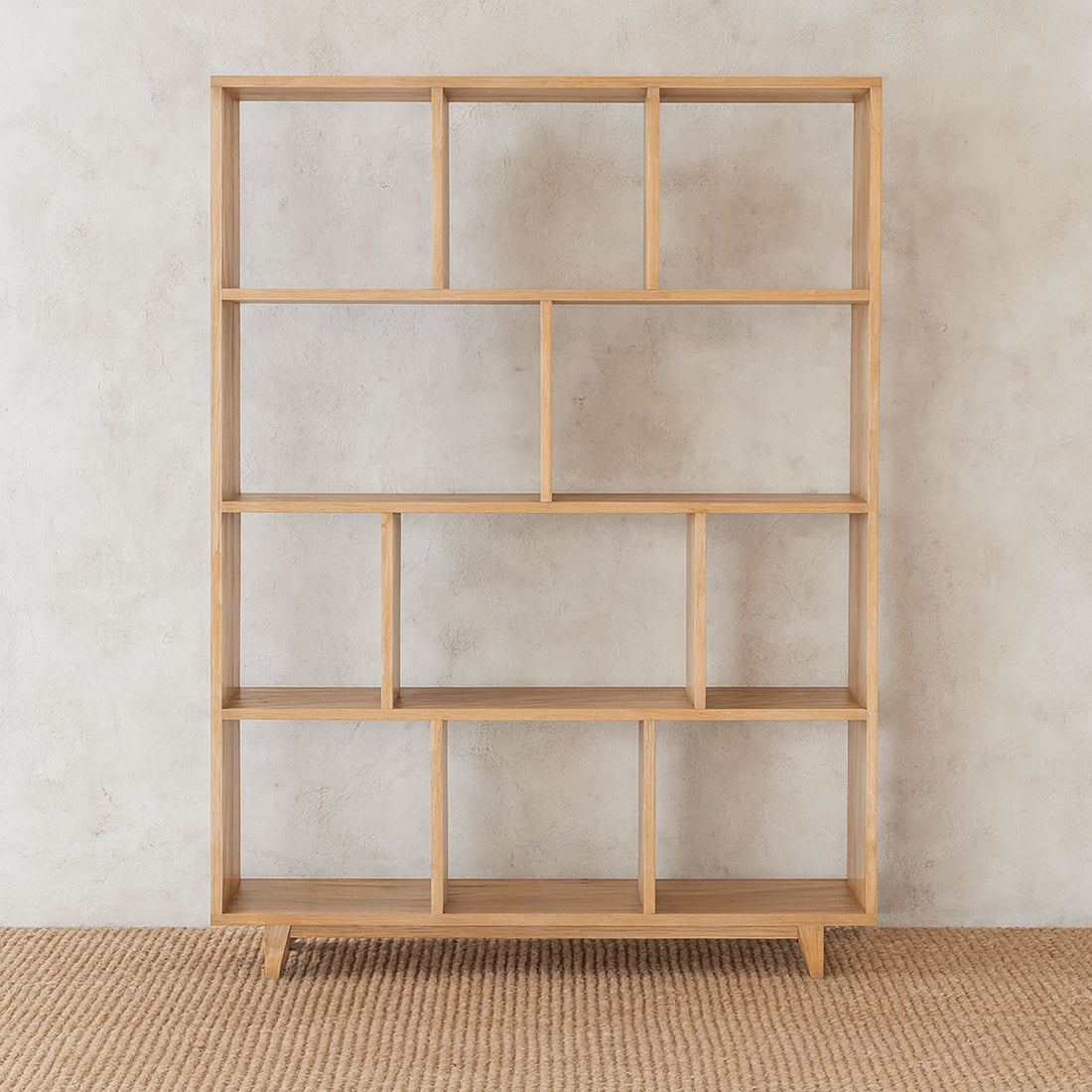 Romo Tall Bookcase Office & Storage Furniture Beachwood Designs Limed Ash