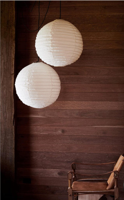 Round Cotton Lantern Homewares Beachwood Designs 
