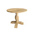 Round Elm Pedestal Dining Table D900mm - Natural Dining Furniture Beachwood Designs 