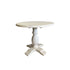 Round Elm Pedestal Dining Table D900mm - White Dining Furniture Beachwood Designs 