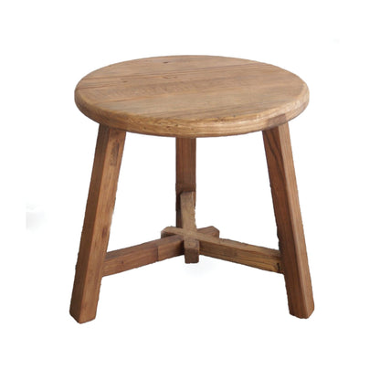 Round Elm Side Table - D500mm Living Furniture Beachwood Designs 