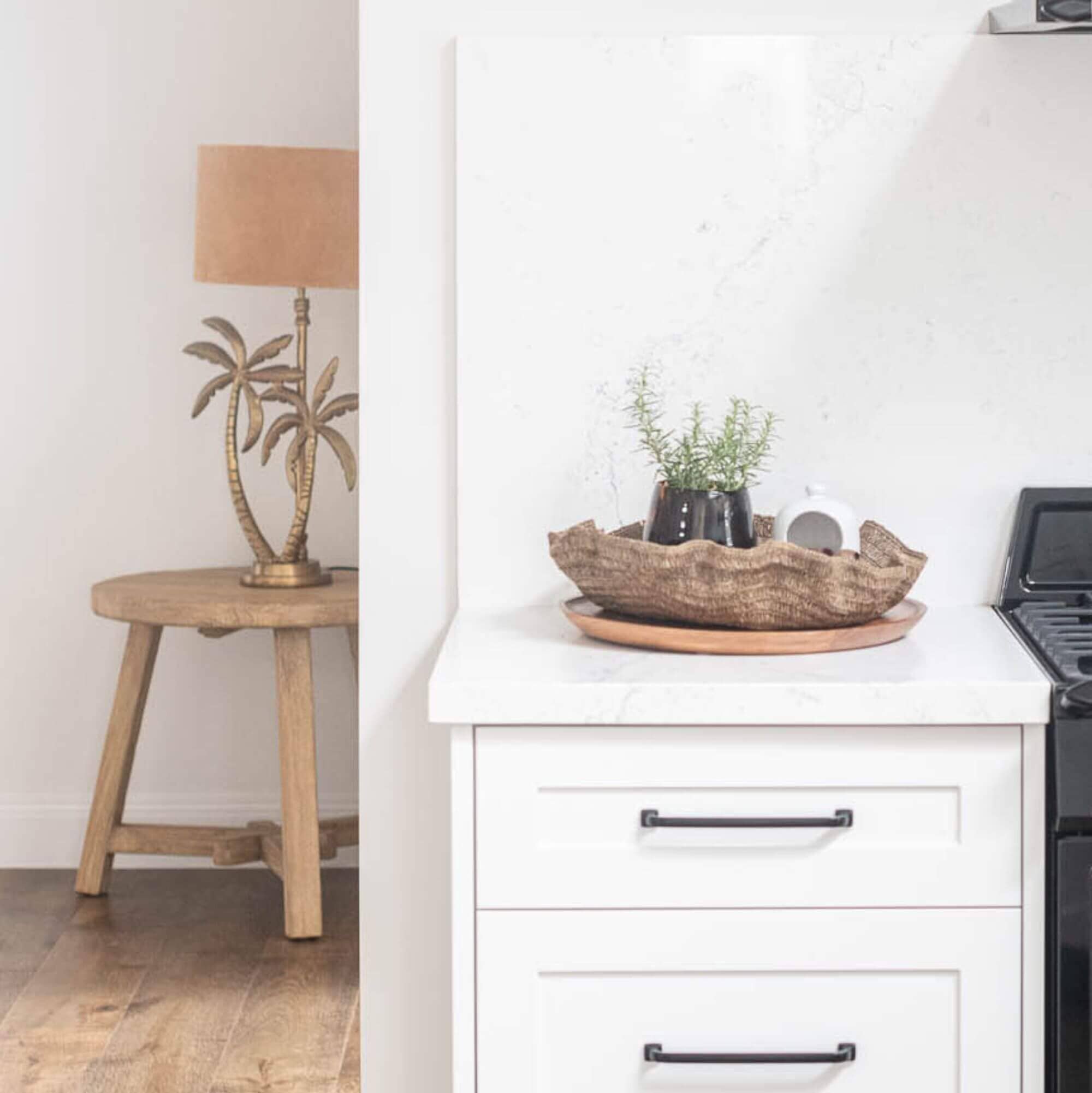 Round Elm Side Table - D660mm Living Furniture Beachwood Designs