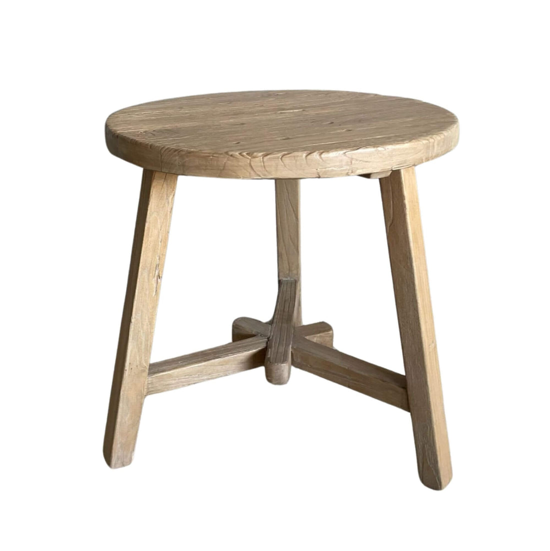 Round Elm Side Table - D660mm Living Furniture Beachwood Designs 