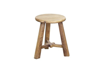 Round Elm Stool Dining Furniture Beachwood Designs 