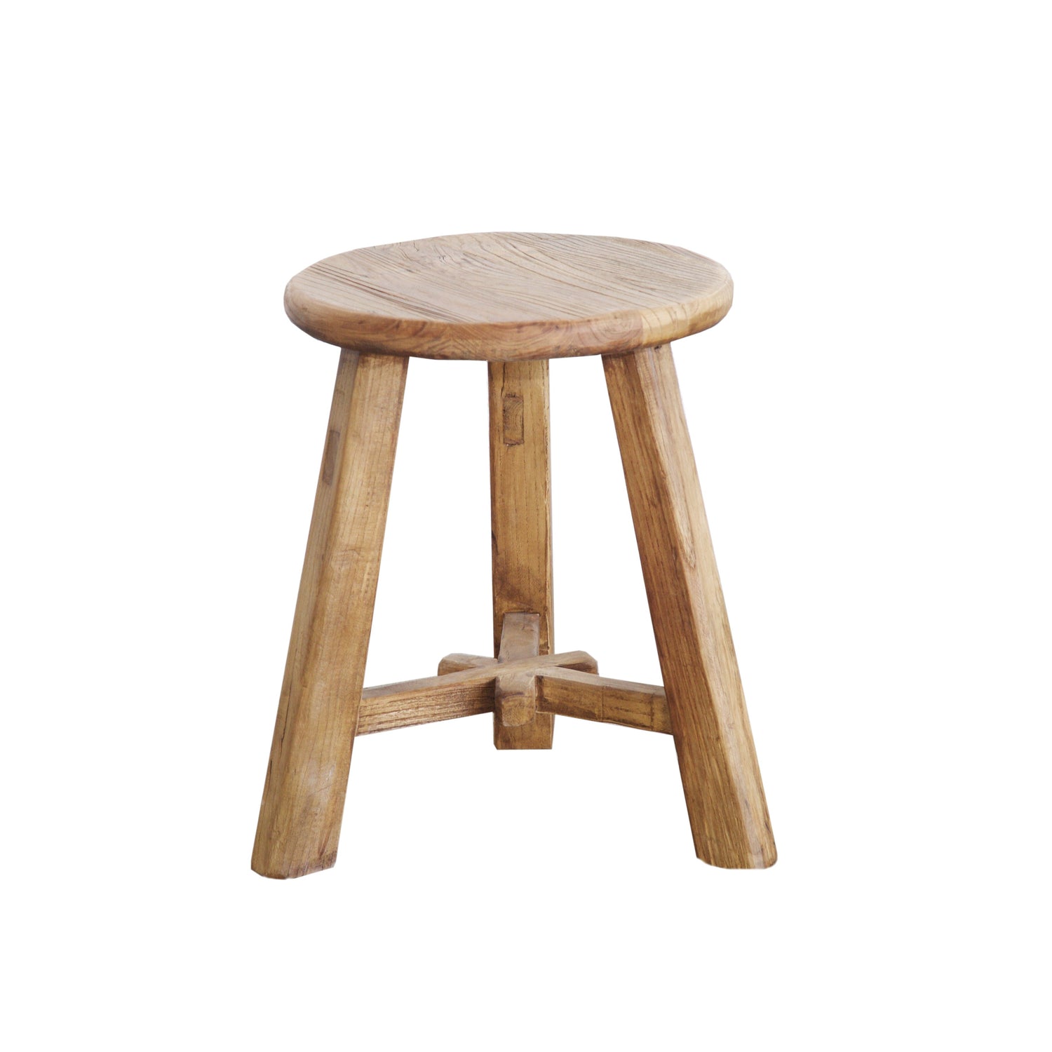 Round Elm Stool Dining Furniture Beachwood Designs 