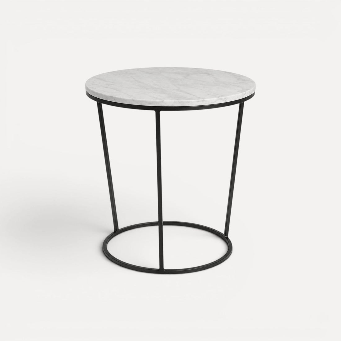 Round Marble Top Side Table - 400D Living Furniture Beachwood Designs