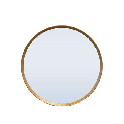 Round Oak Mirror 600D - Natural Homewares Beachwood Designs