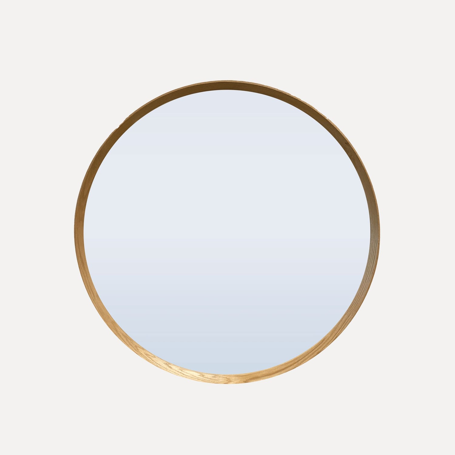 Round Oak Mirror 800D - Natural Homewares Beachwood Designs