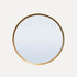 Round Oak Mirror 800D - Natural Homewares Beachwood Designs 