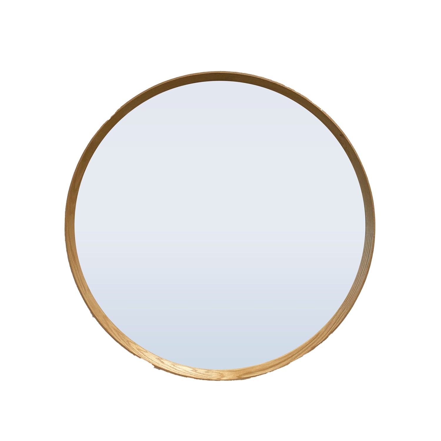 Round Oak Mirror 800D - Natural Homewares Beachwood Designs 