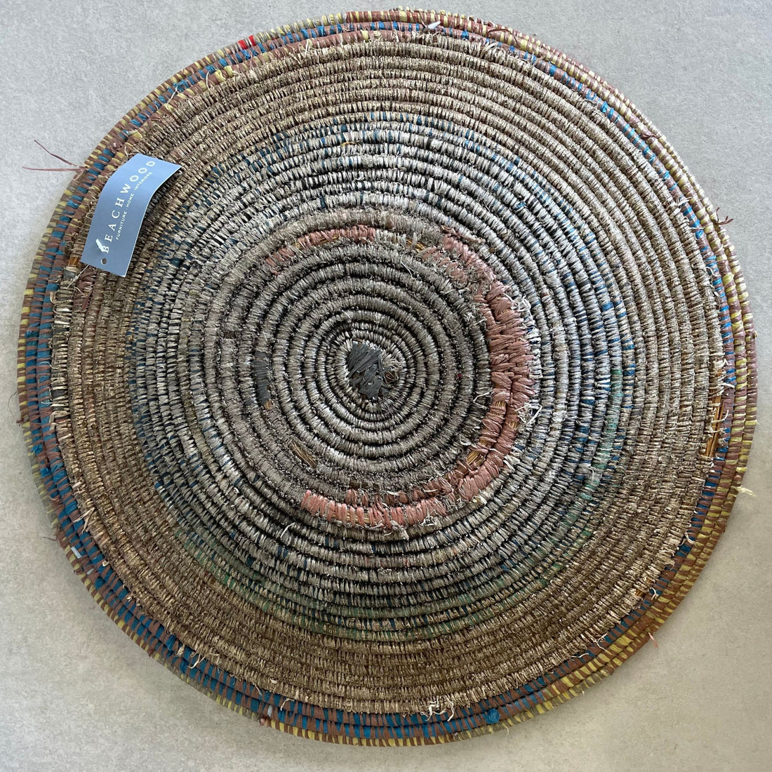 Round Zambia Maselo Basket Homewares Beachwood Designs 