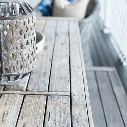 Rustic Outdoor Timber Setting L2100mm Outdoor Furniture Beachwood Designs 