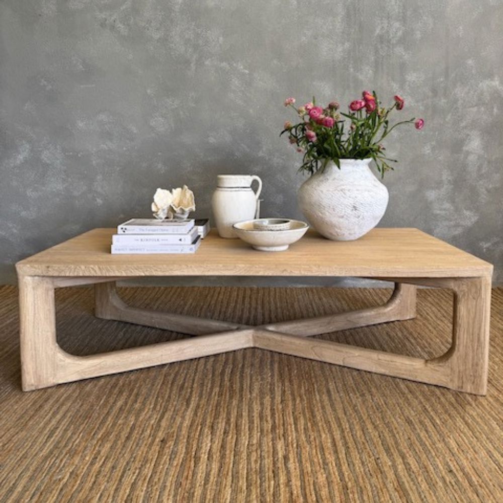 Saville Elm Coffee Table Living Furniture Beachwood Designs 