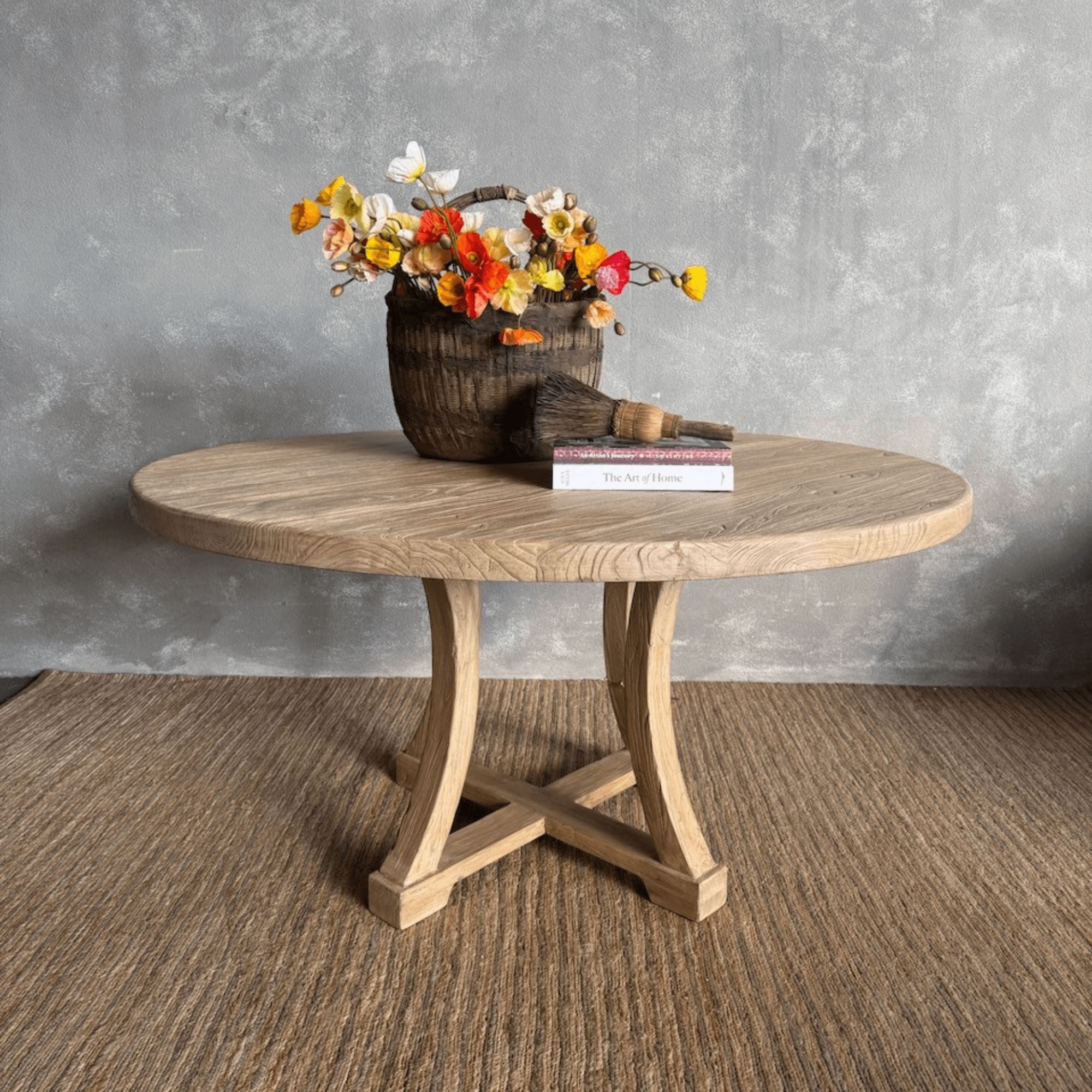 Saville Elm Dining Table - D1500mm Dining Furniture Beachwood Designs