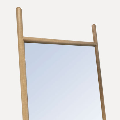 Scandi Rounded Mirror - 800W x 2100H - Limed Ash Homewares Beachwood Designs