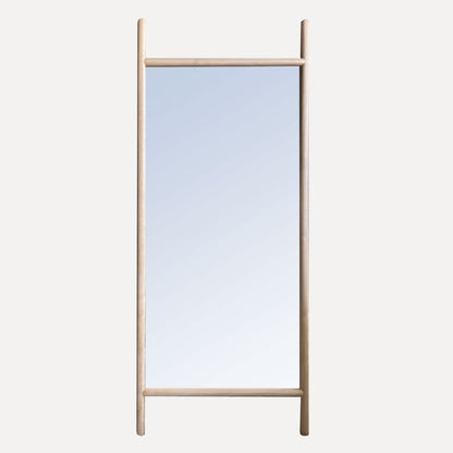 Scandi Rounded Mirror - 800W x 2100H - Limed Ash Homewares Beachwood Designs