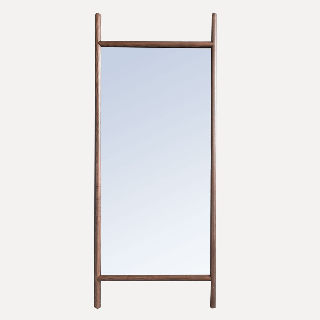 Scandi Rounded Mirror - 800W x 2100H - Weathered Oak Homewares Beachwood Designs 