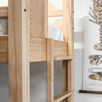 Single Bunk Beds - Fixed Ladder Bedroom Furniture Beachwood Designs 
