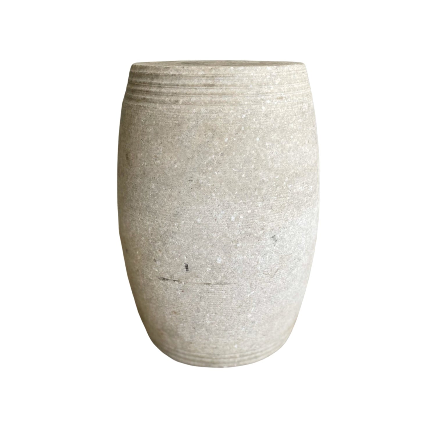 Solid Stone Stool Living Furniture Beachwood Designs 