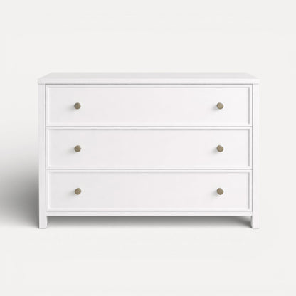 Sorrento Chest of Drawers L1200mm Bedroom Furniture Beachwood Designs Hand painted White 