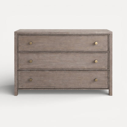 Sorrento Chest of Drawers L1200mm Bedroom Furniture Beachwood Designs Smoked Grey 