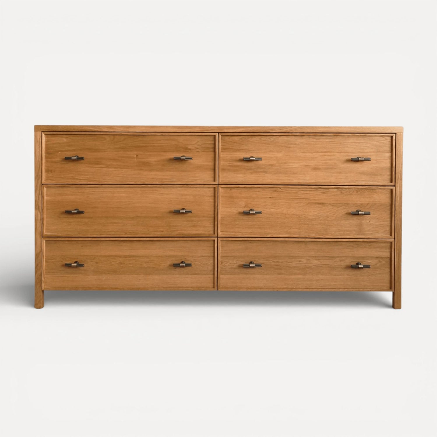 Sorrento Chest of Drawers L1600mm - Natural Oak Bedroom Furniture Beachwood Designs 