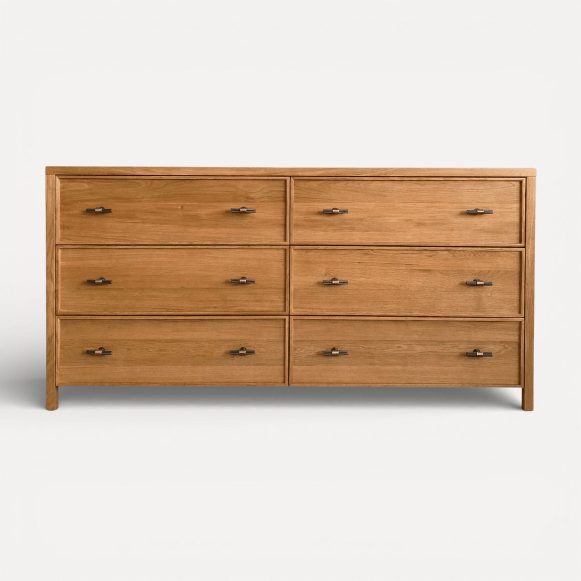 Sorrento Chest of Drawers L1600mm - Natural Oak Bedroom Furniture Beachwood Designs 