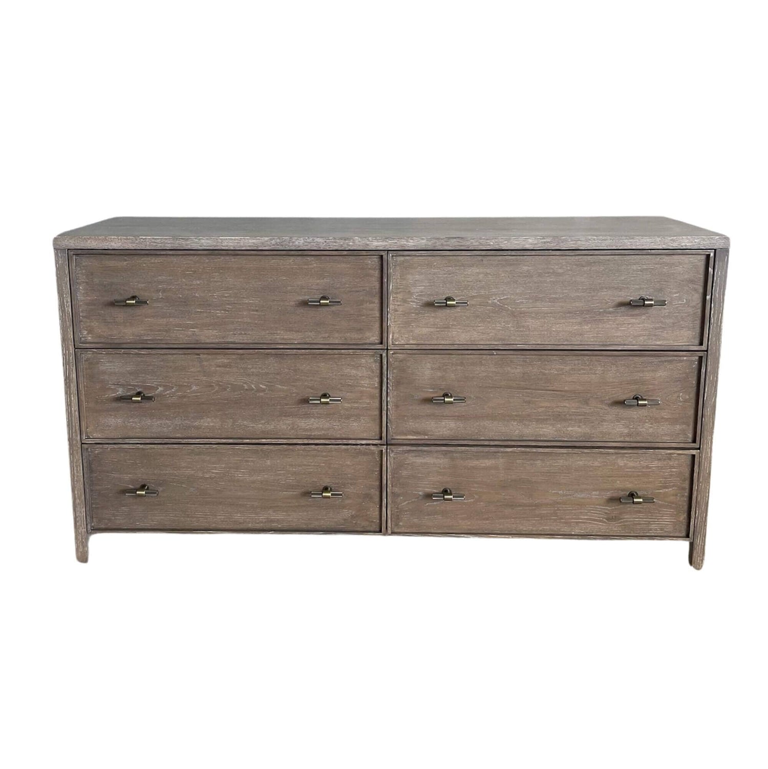 Sorrento Chest of Drawers L1600mm - Smoked Grey Bedroom Furniture Beachwood Designs