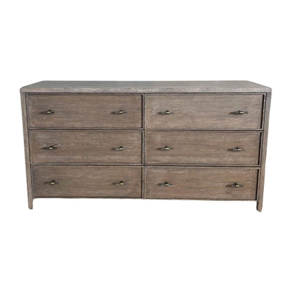 Sorrento Chest of Drawers L1600mm - Smoked Grey Bedroom Furniture Beachwood Designs
