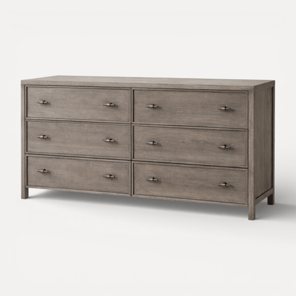 Sorrento Chest of Drawers L1600mm - Smoked Grey