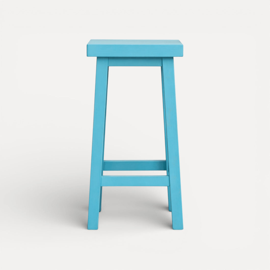 Square Bar Stool - Distant Blue Dining Furniture Beachwood Designs 