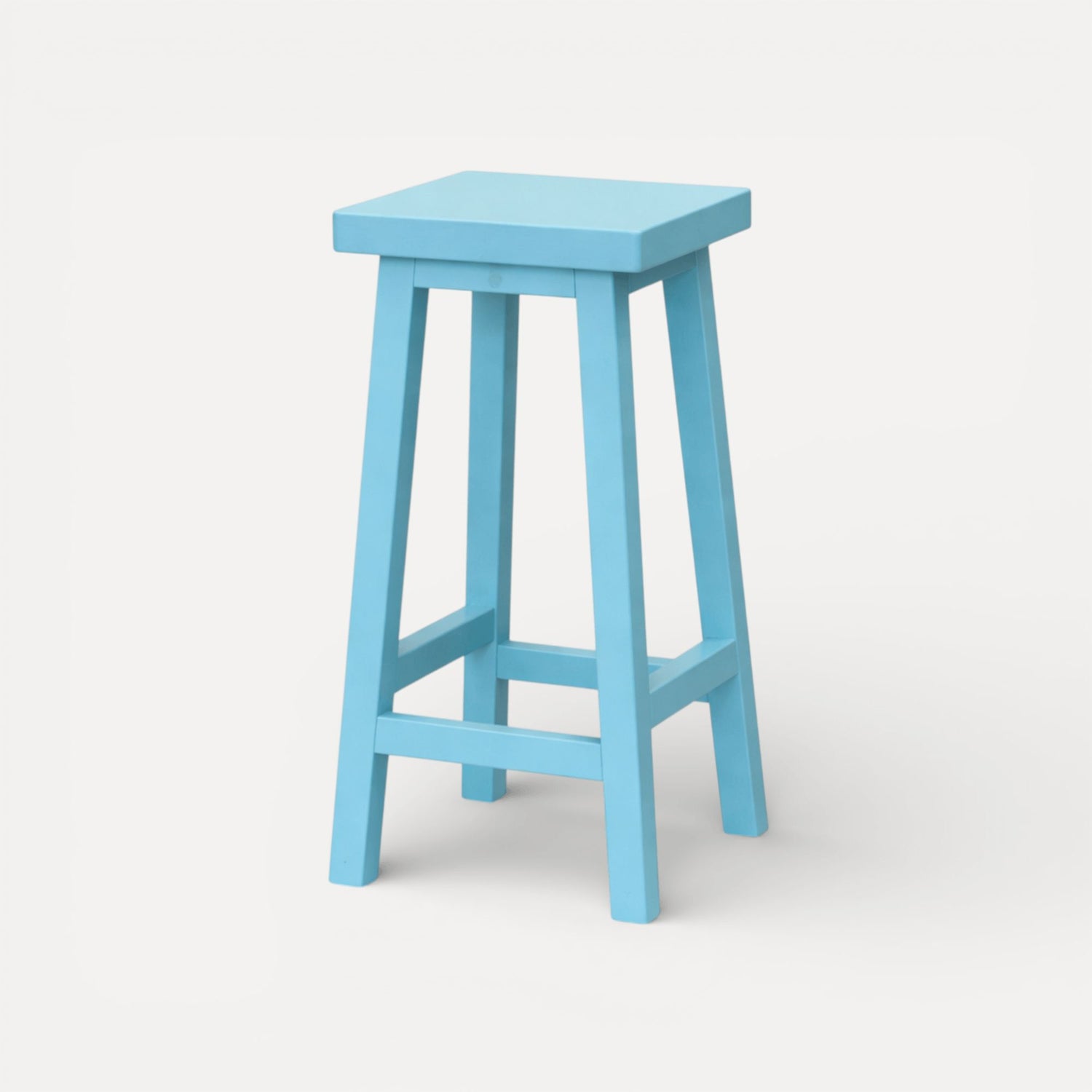 Square Bar Stool - Distant Blue Dining Furniture Beachwood Designs 