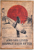Surfer Girl (Small) - Framed Beachwood Designs