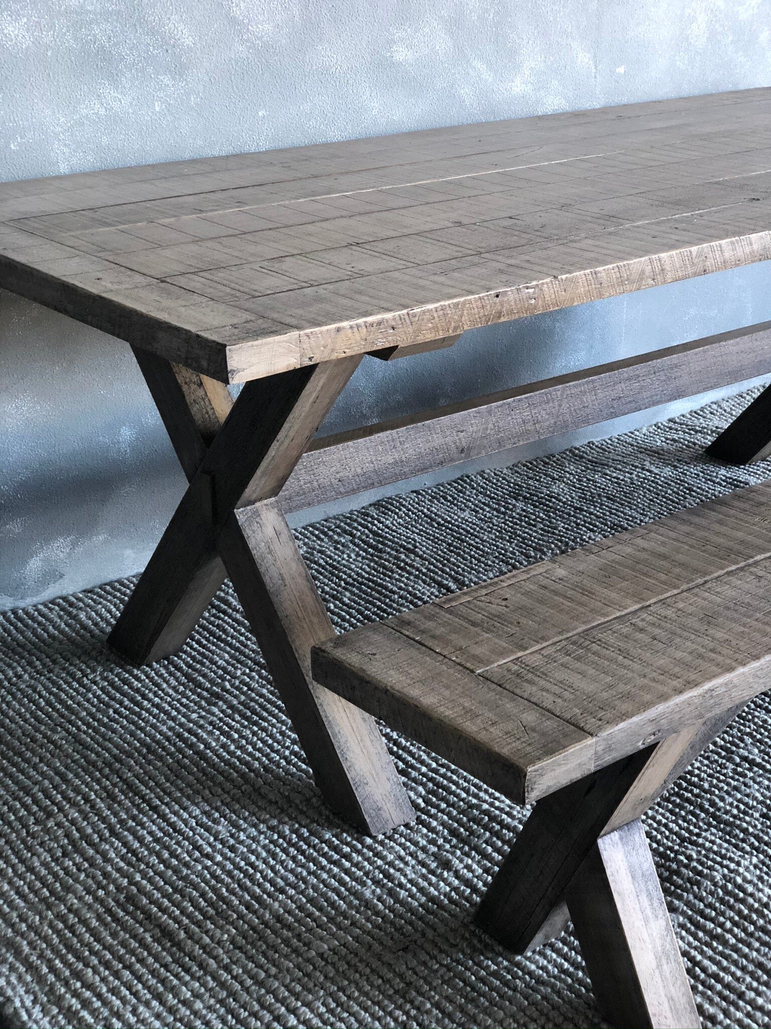 The Cross Base Table Dining Furniture Beachwood Designs 
