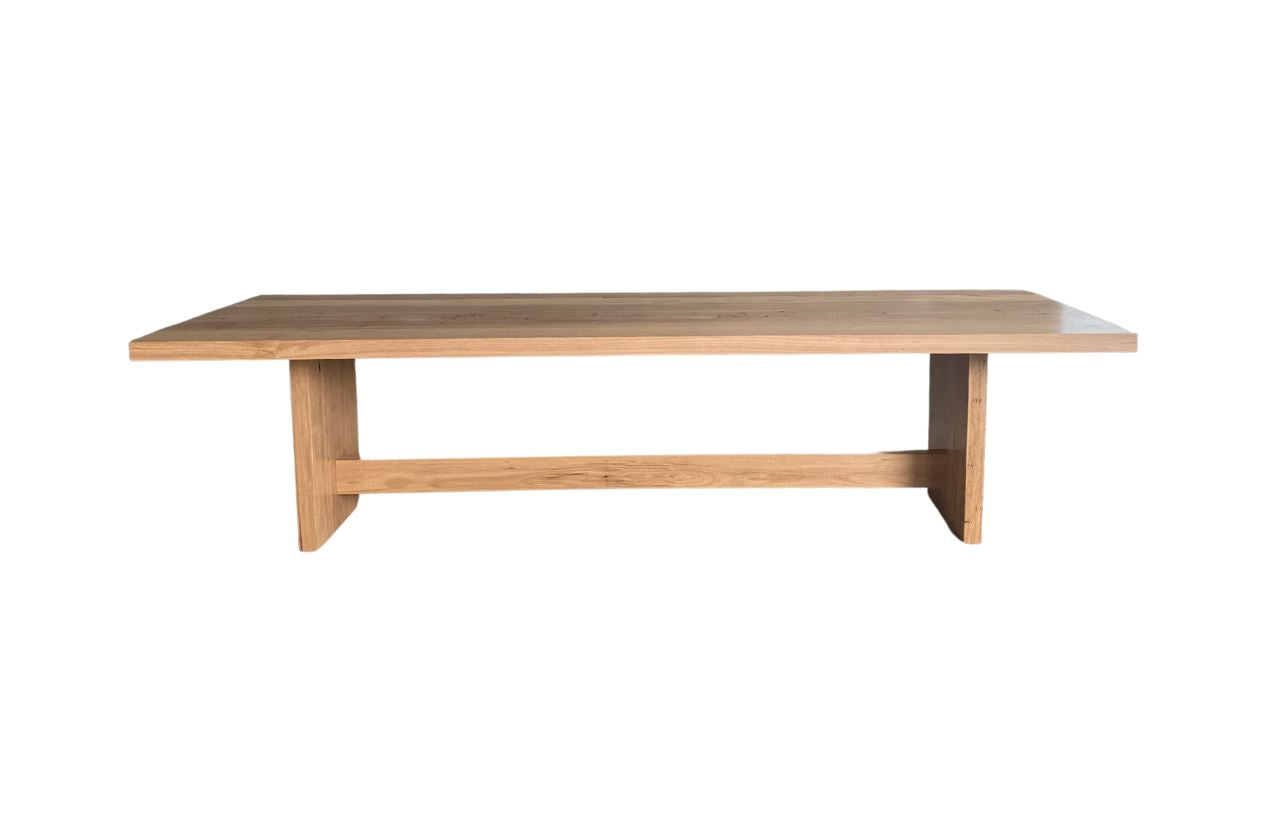 The Custom Mortise &amp; Tenon Rectangular Pedestal Dining Table Dining Furniture Beachwood Designs 