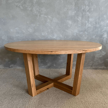 The Custom Round Angled Loop Dining Table Dining Furniture Beachwood Designs 
