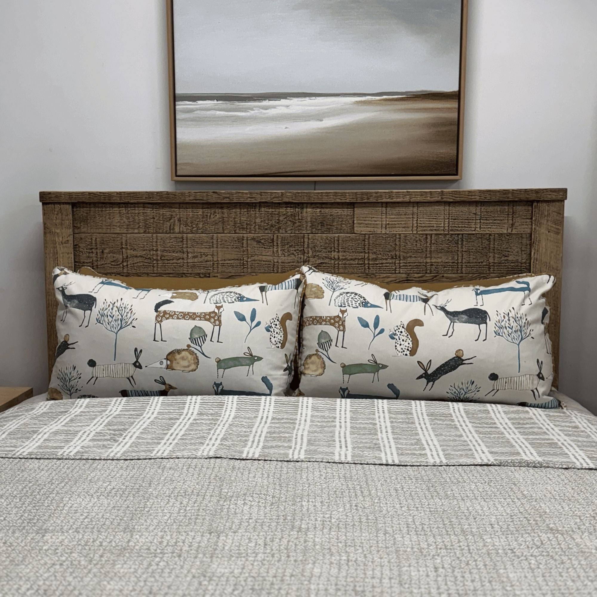 The Custom Timber Bed Bedroom Furniture Beachwood Designs 