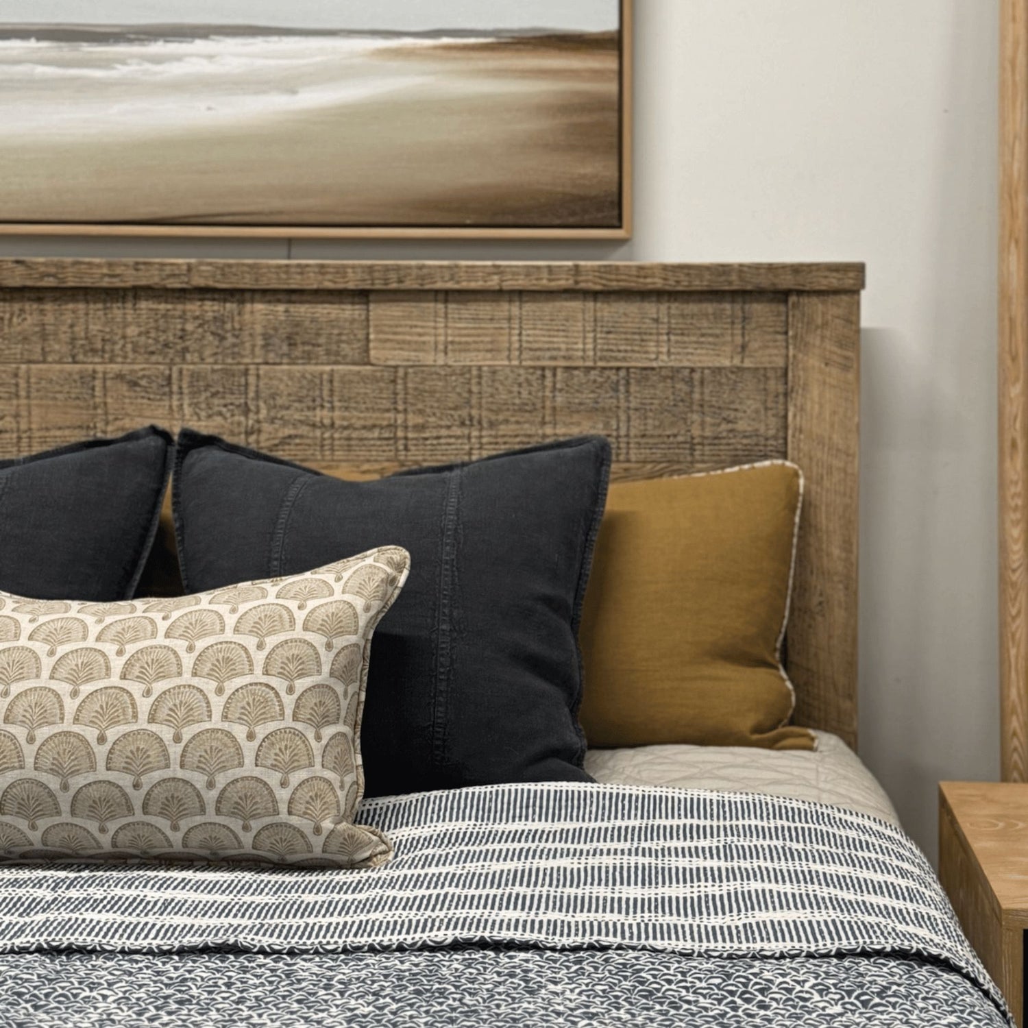 The Custom Timber Bed Bedroom Furniture Beachwood Designs 