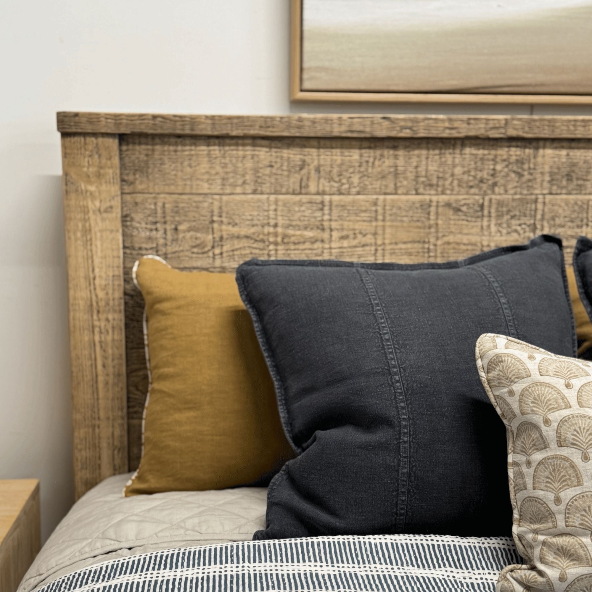 The Custom Timber Bed Bedroom Furniture Beachwood Designs 
