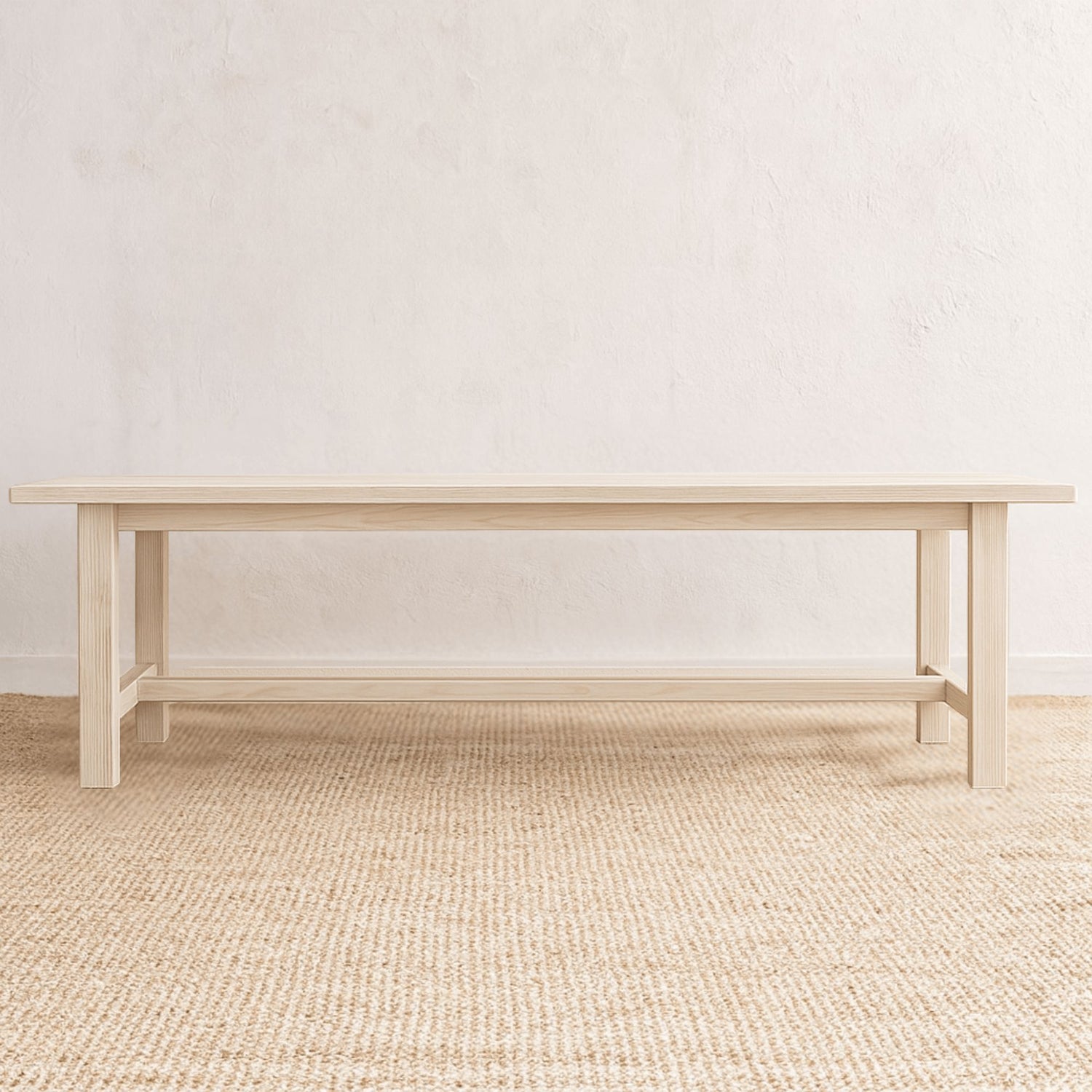 The Refectory Table Dining Furniture Beachwood Designs 1800mm Hardwood Hardwood - Limed