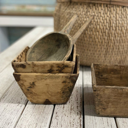 Timber Rice Measuring Bowl Homewares Beachwood Designs 
