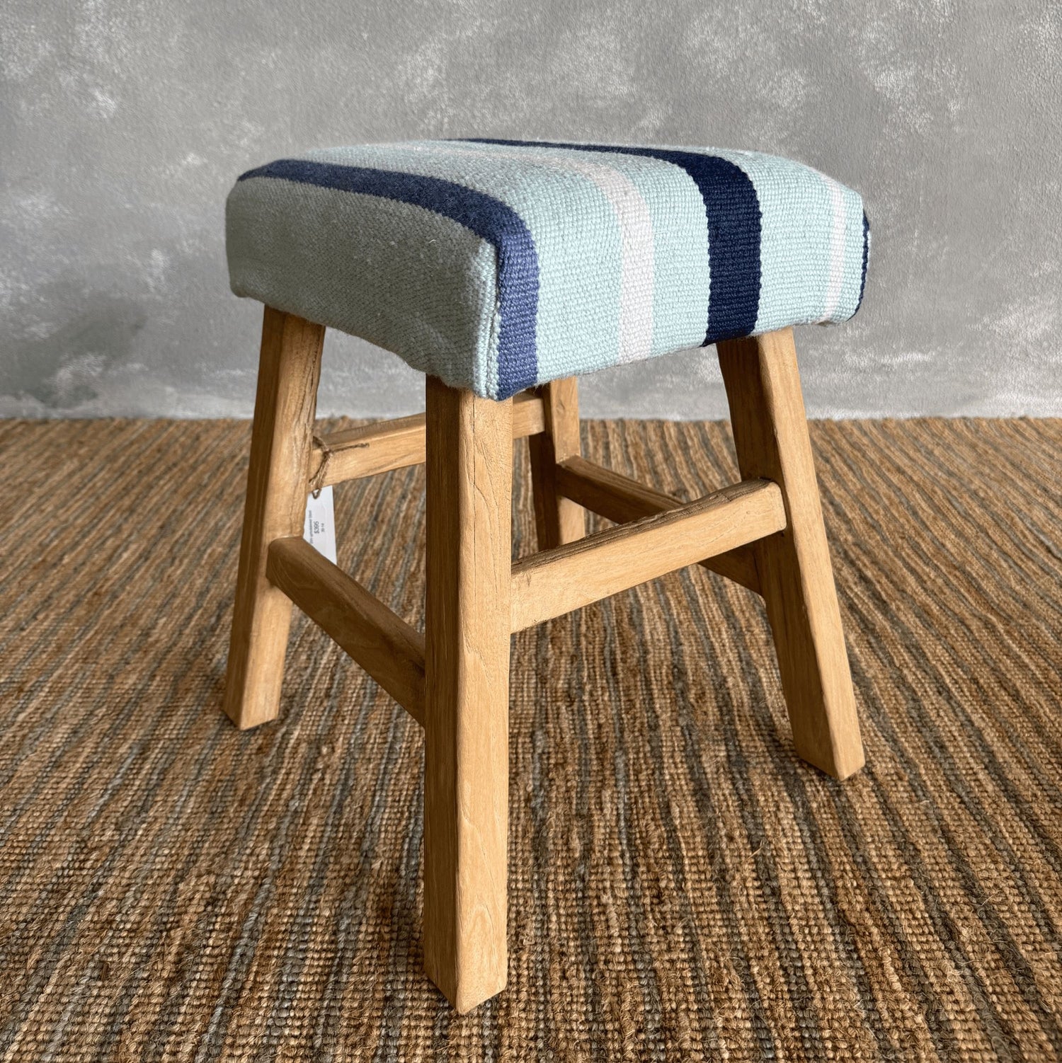 Upholstered Elm Stool - Limited Edition Dining Furniture Beachwood Designs 