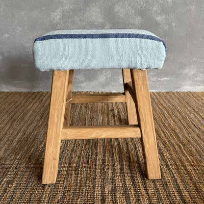 Upholstered Elm Stool - Limited Edition Dining Furniture Beachwood Designs 