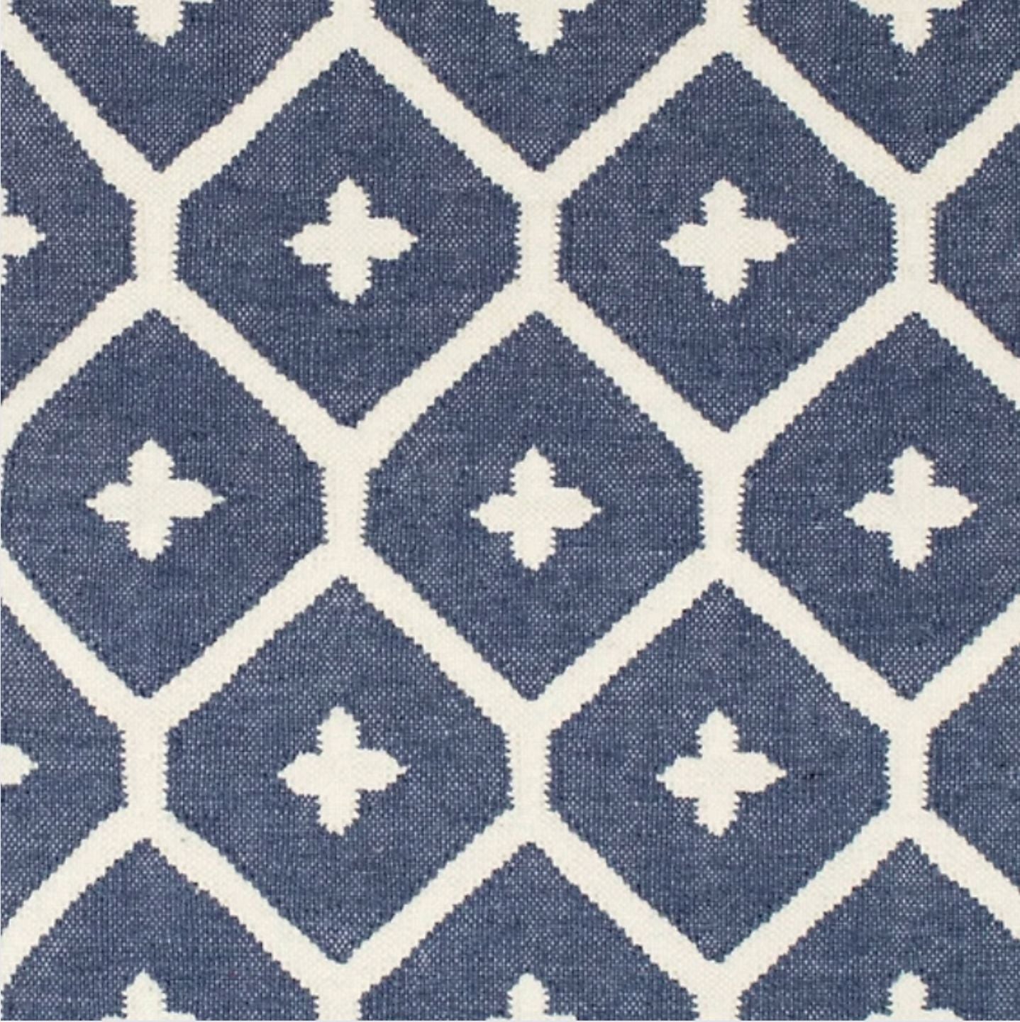 Upholstered Elm Stool - Limited Edition - Navy Dining Furniture Beachwood Designs 